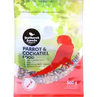 feathered friends pet food parrot & cockatiel bird seed