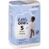 little one's convenience nappy pants walker boys & girls 13-18kg size 5