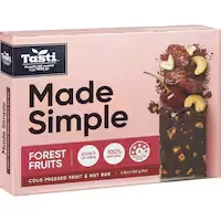 tasti made simple muesli bars forest berry