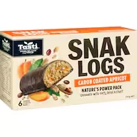 tasti muesli bars carob apricot snak log
