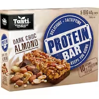 tasti protein bars dark choc almond