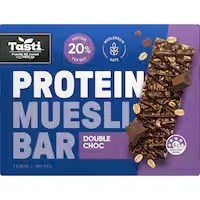 tasti protein muesli bars double choc