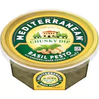 villa mediterranean basil pesto chunky dip