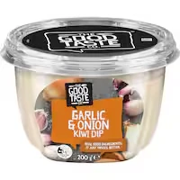 good taste co garlic & onion kiwi dip