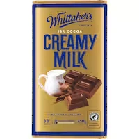whittakers chocolate creamy milk