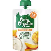 only organic stage 3 baby food mango yoghurt brekkie