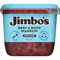 jimbo's chilled dog food beef & bone marrow