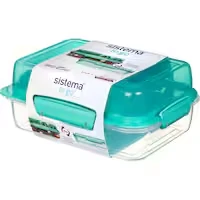 sistema stack to go lunch box rectangle