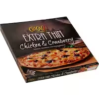 chicago extra thin pizza chicken & cranberry