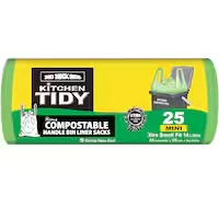 big black sacks kitchen tidy liners compostable mini