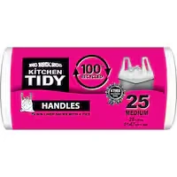 big black sacks kitchen tidy liners 100% recycled white medium