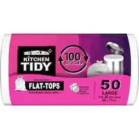 big black sacks kitchen tidy liners 100% recycled soapy fresh 36l