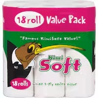 kiwi soft toilet paper 18pk white