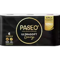 paseo toilet paper 4ply ultrasoft long roll
