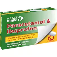 health direct paracetamol 500mg & ibuprofen 200mg tablets