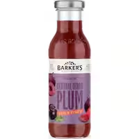 barker's plum sauce rich red
