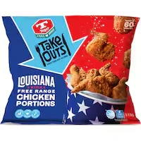 tegel take outs chicken portions free range louisiana style