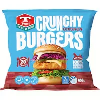 tegel free range chicken burgers crunchy breast