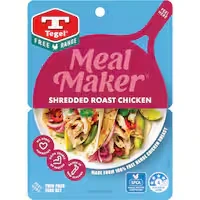 tegel meal maker free range shredded roast chicken