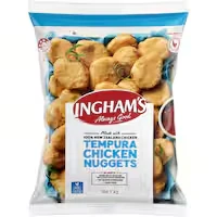 inghams chicken nuggets tempura