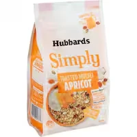 hubbards simply muesli toasted apricot