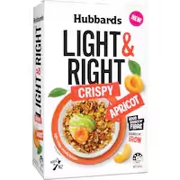 hubbards muesli light & right apricot