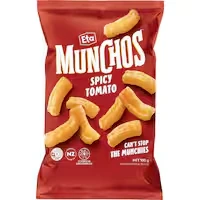 eta munchos corn snacks spicy tomato