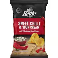kettle chip company chips sweet chilli & sour cream