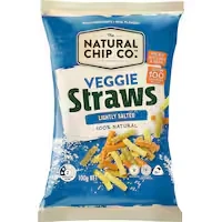 the natural chip company corn snacks veggie straws lightly salted
