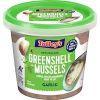 talleys mussels cooked garlic marinated