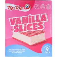 tip top vanilla slice ice cream plus wafers