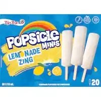 tip top popsicle ice blocks lemonade minis