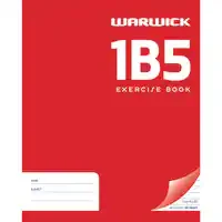 warwick exercise book 1b5