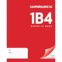 warwick exercise book 1b4