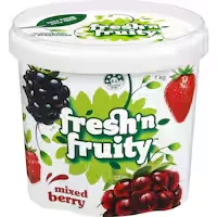 fresh n fruity yoghurt tub mixed berry