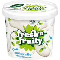 fresh n fruity yoghurt tub natural