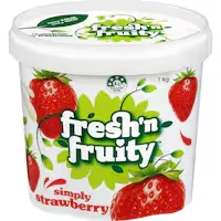 fresh n fruity yoghurt tub strawberry