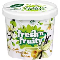 fresh n fruity yoghurt tub vanilla bean