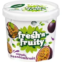 fresh n fruity yoghurt tub passionfruit