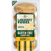 vogels gluten free burger buns white