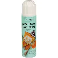 tatua dairy whip cream whipped unsweetened