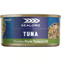 sealord tuna chunk style in oil