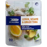 sealord tuna pockets lemon sesame & ginger