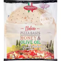 romano's pizza bases honey & olive oil medium