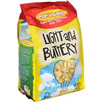 pop n good popcorn light & buttery