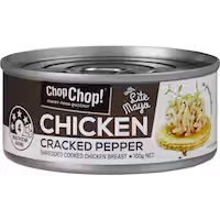 chop chop canned chicken cracked pepper
