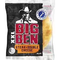 big ben xxl chilled single pie steak & cheese