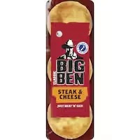 big ben chilled pie 6pk steak & cheese