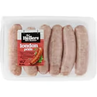 hellers sausages london pride