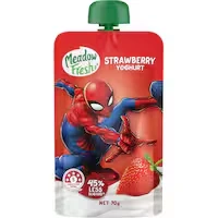 meadow fresh disney yoghurt pouch strawberry